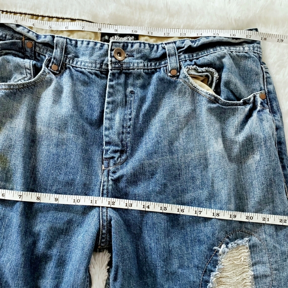 Jeans Distressed Denim | No Boundaries | Mens 38x30 - Picture 14 of 15